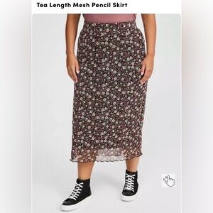 Torrid Floral Skirt